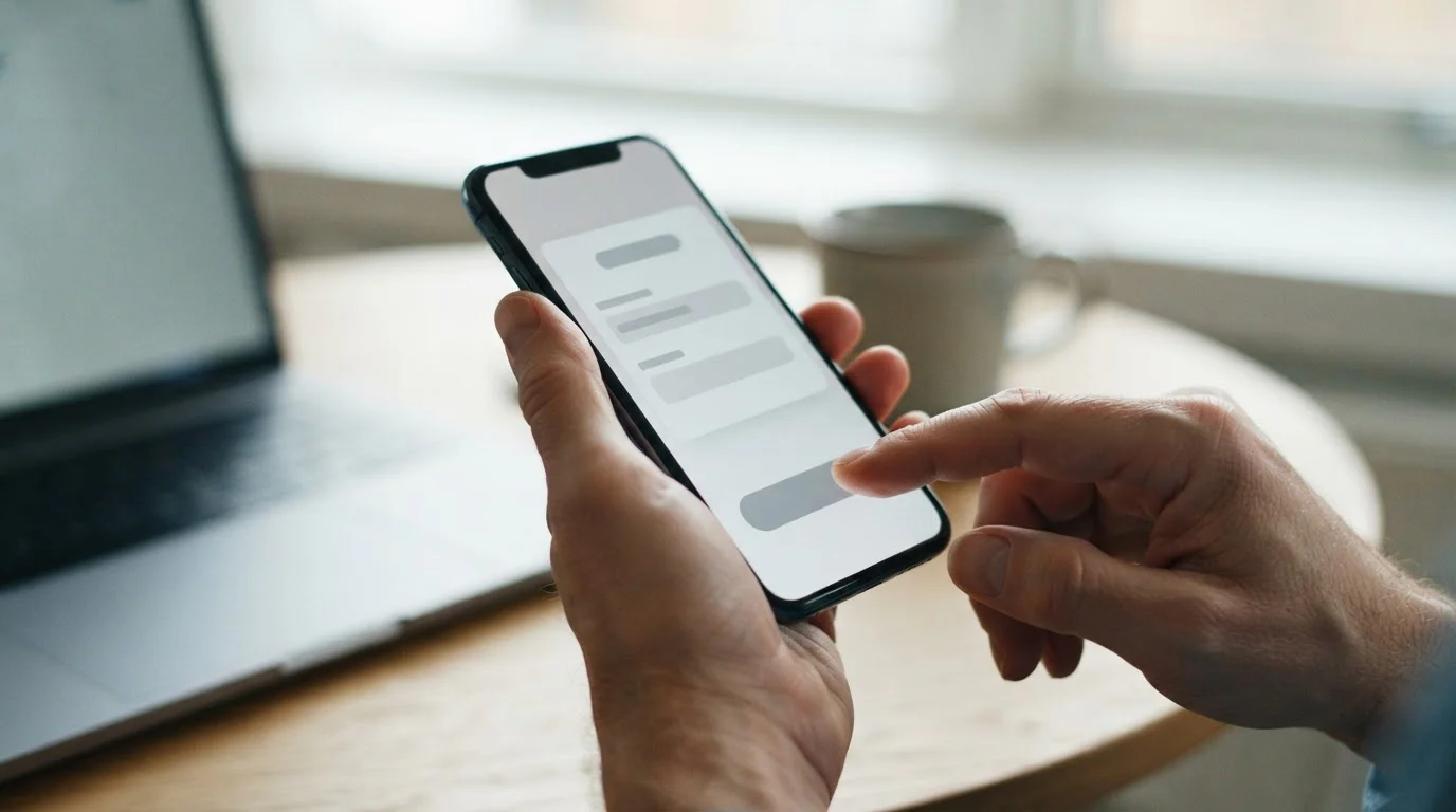Smartphone zeigt Sofortüberweisung-Interface als Lastschrift-Alternative