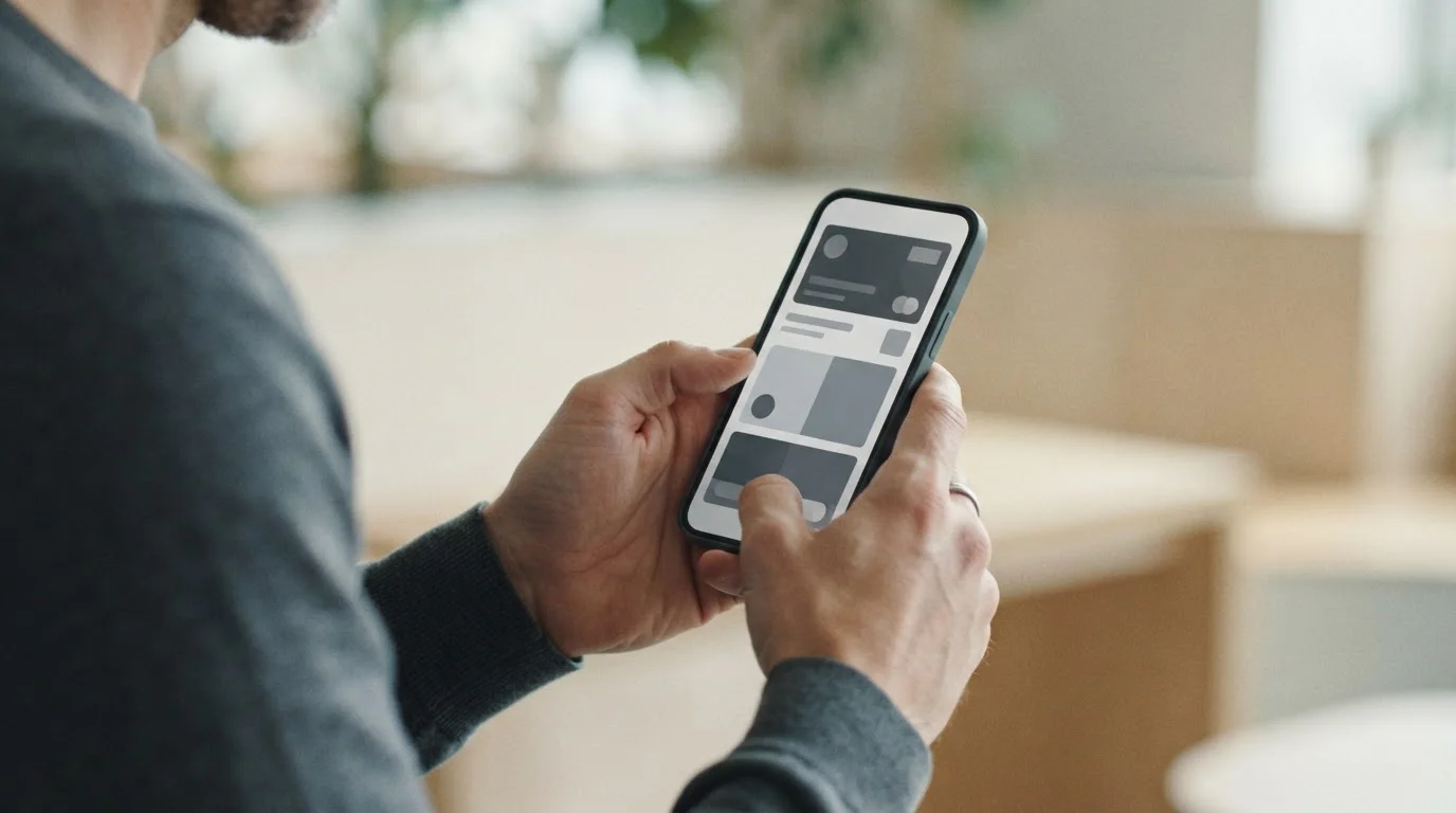 Online-Zahlung auf einem mobilen Gerät